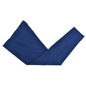 Mens Tailored Blue Suit Trousers Mel Anti Wrinkle Elastic Business