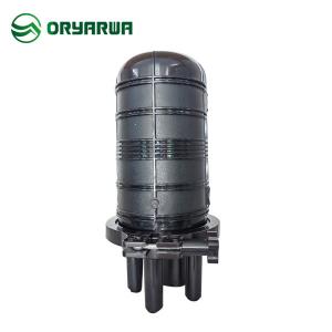 China Outdoor Fiber Cable Joint Box Fiber Optic Closure Vertical Dome Type supplier