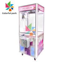 China Colorful Park Claw Crane Machine Plush Toys Coin Game Vending Machine on sale