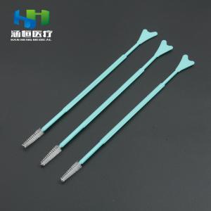 China Cervical Screening Extended Tip Spatula With Endocervical Brush supplier