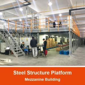 Steel Structure Platform Mezzanine Building Warehouse Storage Racking Steel Platform