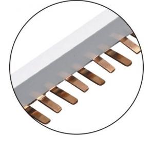 China 63A Copper Bus Bar Electrical Bus Bar Connections Standard Segmented Connecting supplier