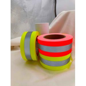 China Sew On Retro Reflective Safety Tape For Clothing Clothes 100% Cotton M Aramid ENISO20471 ANSI 107 supplier