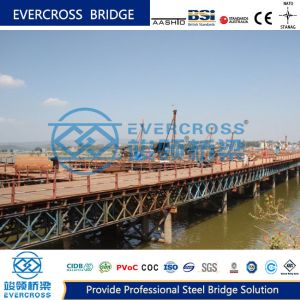 China Modular Adaptable Portable Steel Bailey Bridge With Heavy Loading wholesale