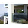 China Customized Frameless Glass Deck Railing Systems Stainless Steel Railing For Balcony wholesale