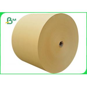 100GSM Environment Friendly Natural Brown Kraft Paper Jumbo Roll For Making Bag