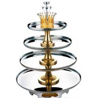 China 4 Tier Buffet Revolving Stand Stainless Steel Cookwares For Seafood on sale