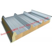 China Recycled Usage Fire Resistant Rock Wool Sandwich Panels Easy Installation Roof Systems on sale