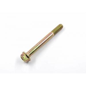 Yellow Zinc Plated ASME Grade 5 Hex Flange Head Bolt Used in Construction Fields