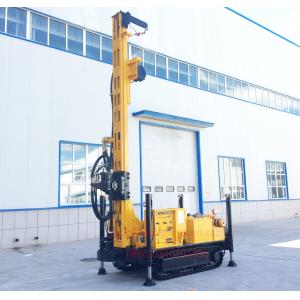 China Crawler Mounted Deep Hole Water Well Drilling Machine with 90 - 300 mm Diameter supplier