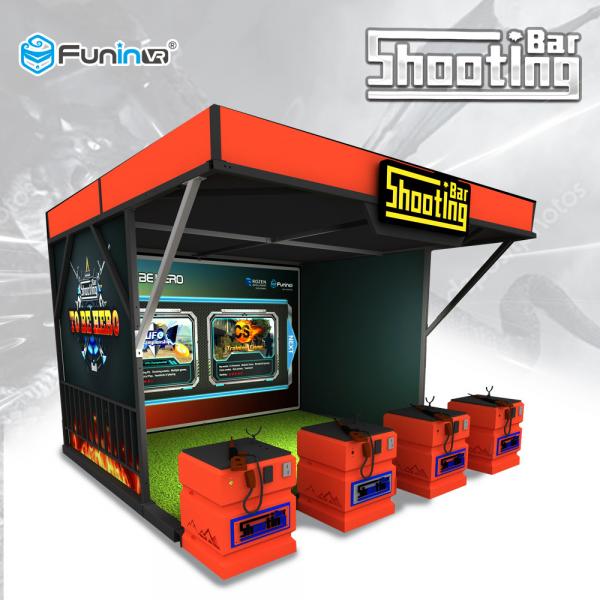 Projector Screen Shooting Game Machine Real Sence Shooting Hunting Hero 4