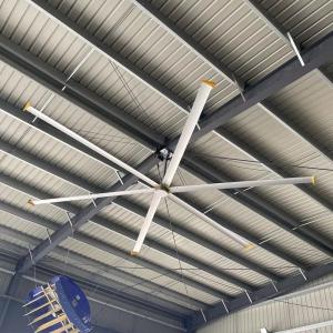 24ft Industrial Ceiling Fan With Outer Rotor Permanent Magnet Brushless DC Motor