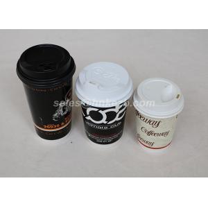China 16oz Disposable Coffee Cups / To Go Coffee Cups With Lids Double Wall supplier