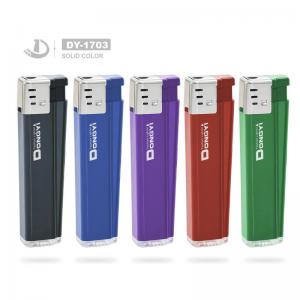 Disposable Refillable Lighter EU Standard With Dy-1703 Briquet Plastic