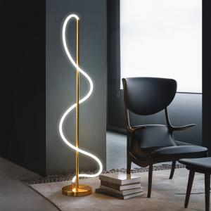 Floor lamp extremely simple light luxury modern simple creative line bedroom living room floor lamp(WH-MFL-103)