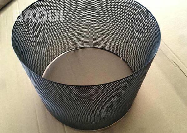 Powder Coated Round Hole Steel 3.5mm Perforated Metal Tube