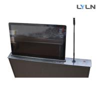 China Conference Room Motorized Computer Monitor lift Interating with Audio-Technical XLR Microphone on sale