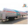 China Liquid Normal Gas LNG Cryogenic Fuel Tank Semi Trailer three axles wholesale