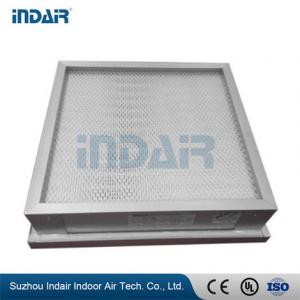 China Space Saving High Efficiency HEPA Filter Well Sealing Performance For GMP Class supplier