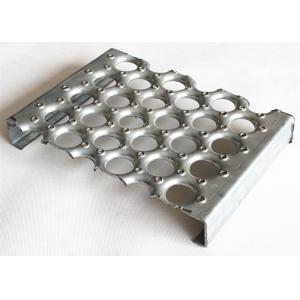 China Industry Flooring Grip Strut Grating , Perforated O Type Metal Safety Grating supplier
