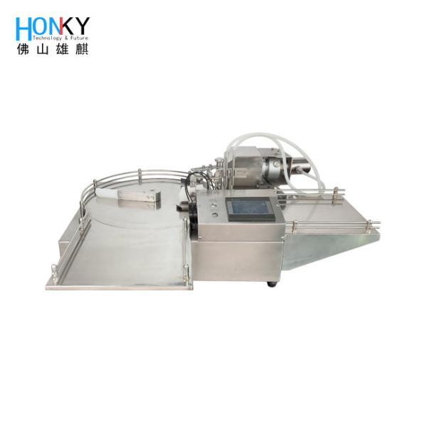 Double Head Liquid Filling Machine 60-80 BPM with 1-10ml Ceramic Pump