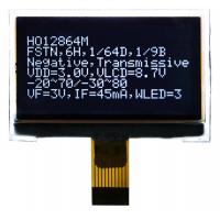 China 2.4 Inch Graphic LCD Display 128X64 Dots FSTN Cog LCD Display Module on sale