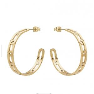China 14K Gold Plated Thick Hoop Earrings Pack Chunky Hoops Set Hypoallergenic Small Hoop Jewelry supplier