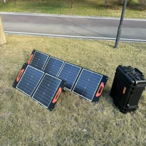 60W 100W 120W Black Solar Photovoltaic Panel With Peak Value Of 5V 9V 12V 15V