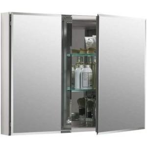 Double Door Aluminum Storage Cabinet  / Aluminium Vanity Cabinet Sleek Mirrored