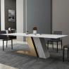 Modern Light Luxury Sintered Stone Multifunctional Dining Table Chair Simple