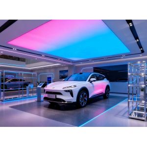 China 500x247mm Dual-color Flexible LED Sheet For Ceiling Soft Film Lighting SPI RGBW wholesale