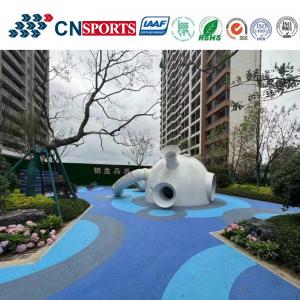China Non Toxic And Harmless Laminated Moving Flooring For Playground / Kindergarten supplier