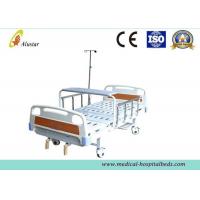 China ABS Head 2 Crank Clinical Best Bed Medical Hospital Beds I.VPole (ALS-M234) on sale