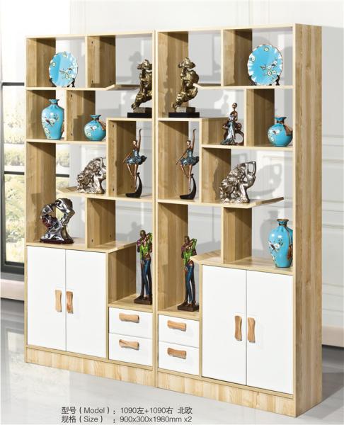 Practical Small Curio Shelf With Open Shelves