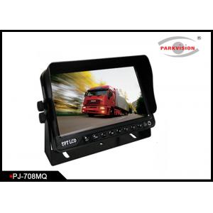 High Brightness Bus Rear View Camera With 7 Inch Digital Quad Screen Monitor