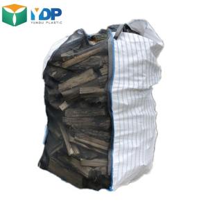 Black White 180gsm 800kg 1000kg 1.5ton Ventilated Big Bags For Sale Firewood