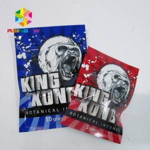 China Zip Herbal Incense Packaging Bags , Chemical Voodoo Spice Smoke Bag For Potpourri supplier