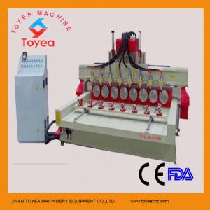 China buddha 4 axis Wood CNC Engraving machine TYE-2415-8R supplier