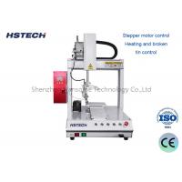 China Dual Working Station Robotic Soldering Machine with Smoke Purification Filter System on sale