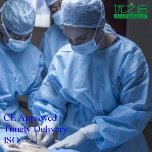 Non Woven Disposable Surgical Gown Fluid Resistant CE / ISO / FDA Listed
