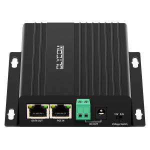 China セキュリティカメラ,ワイヤレスAP,アクセス制御システム用の DC12V/24Vの切り替える出力を持つギガビット30W PoEスプリッタ wholesale