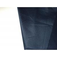 China 5mm Diamond Pattern Knitted Polyester ESD Fabric Dark Blue 135 GSM Weight on sale