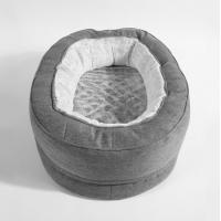 China Round Extra Large Pet Bed For Puppy And Kitten With Slip-Resistant Bottom on sale