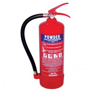China 6 kg 40% ABC Dry Powder Fire Extinguisher Safe / Reliable For Factory supplier