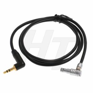 China 3.5m m 1/8 TRS al cable de audio de ángulo recto del Pin de Lemo 00B 5 para la mini Z leva E2 de ARRI Alexa supplier