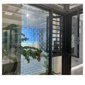 Swing Open Magnetic Screen Aluminum Sliding Window For Villa