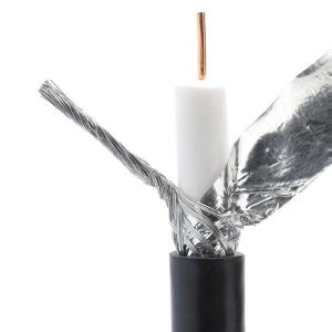 AL Foil Bare Copper CCS RG59 RG6 Coaxial Cable For CCTV Camera CATV