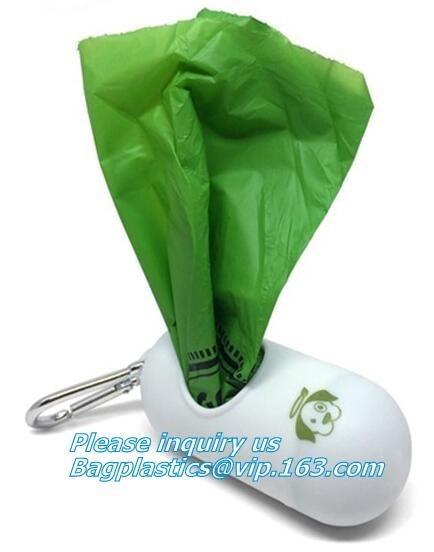 Compostable Bag For Dog Poop Drawstring Holder Custom Dogs Poop Bag Dispenser,