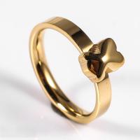 Factory Stainless steel Ring Jewlery With Gold Plated