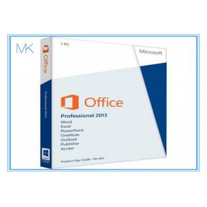 China Microsoft Professional Office 2013 Product Key EU / UK 32/64 Bit Microsoft Office Home And Business 2013 supplier